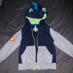 Sweater w/dinosaur hoodie size 3T boys